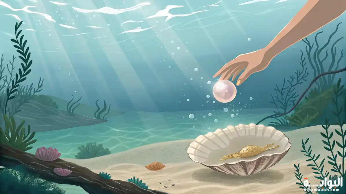 حلم العثور على لؤلؤة كبيرة