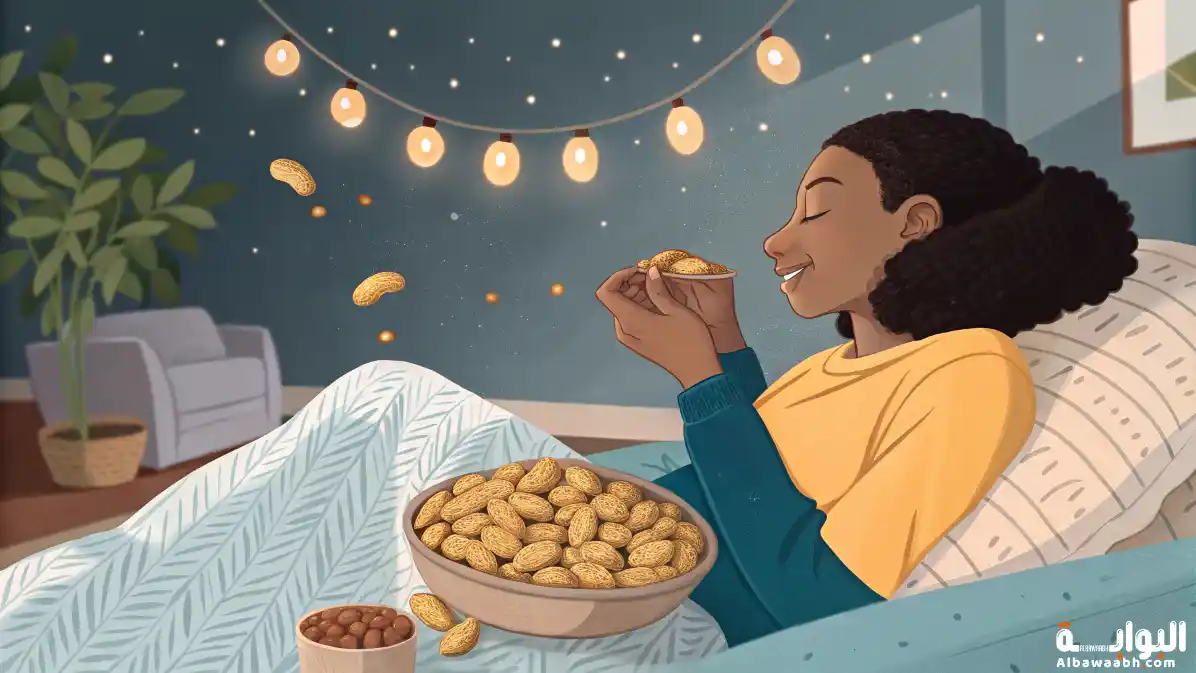 حلم أكل الفول السوداني