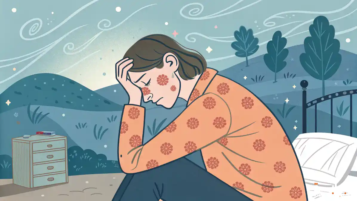 حلم الاصابة بمرض جلدي