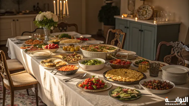 حلم رؤية مائدة طعام ضخمة