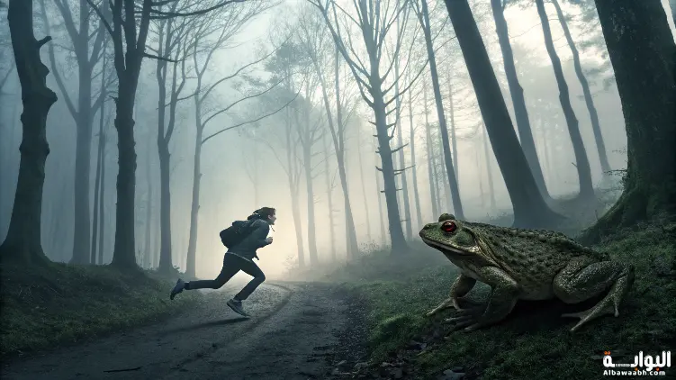 حلم الهروب من الضفدع