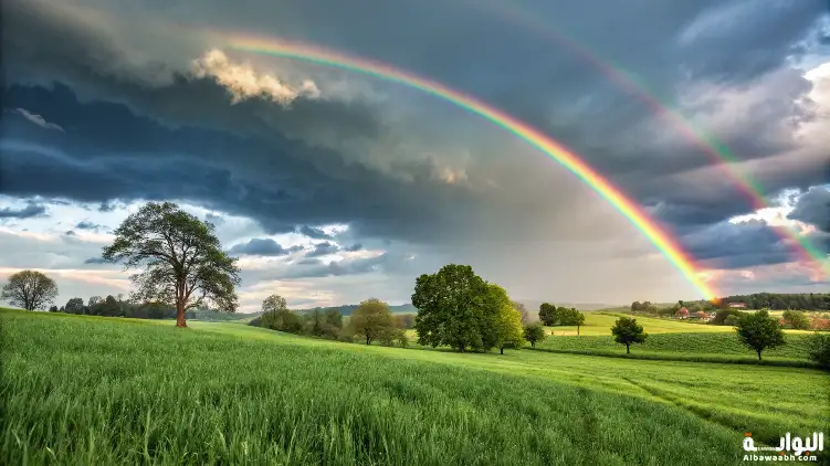 حلم رؤية قوس قزح