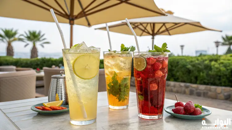 مشروبات صيفية باردة