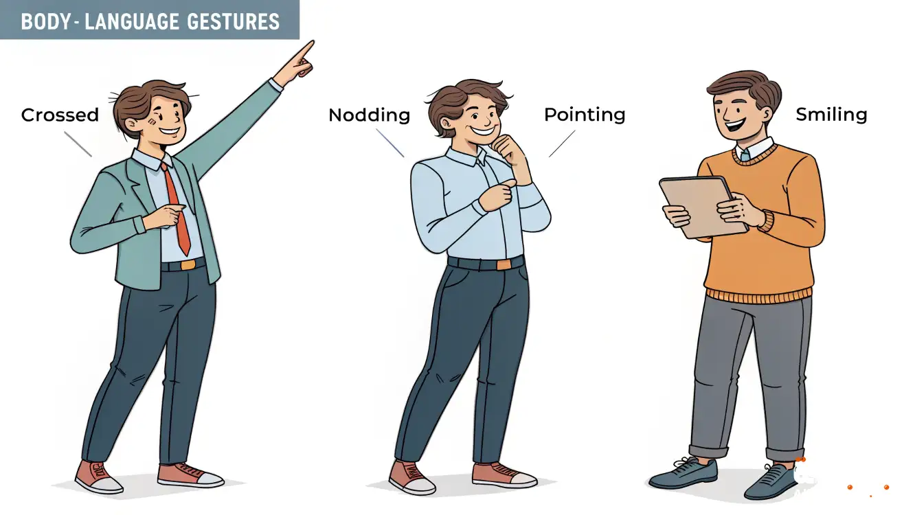 أنواع لغة الجسد 