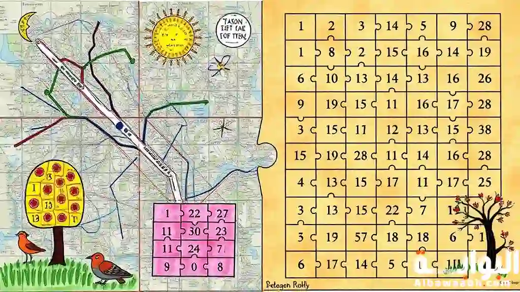 ألغاز رياضيات مع الحل بالصور