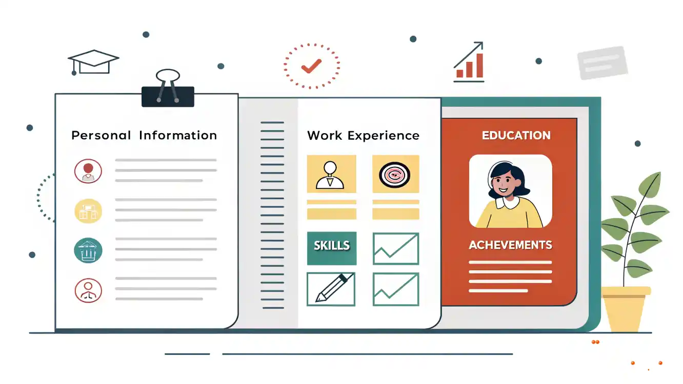 مكونات السيرة الذاتية