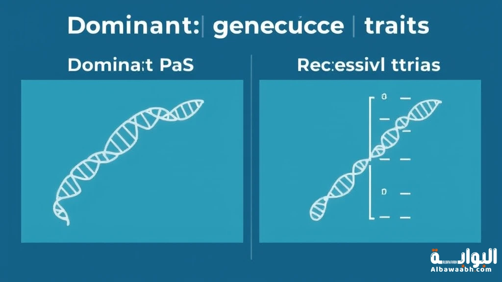 الصفات الوراثية السائدة والمتنحية