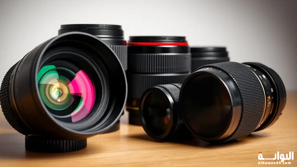 أنواع العدسات الكاميرا