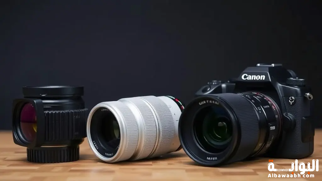 أنواع العدسات الكاميرا