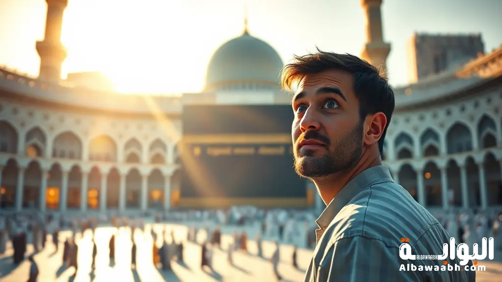 حلم بكسوة الكعبة بلون غريب