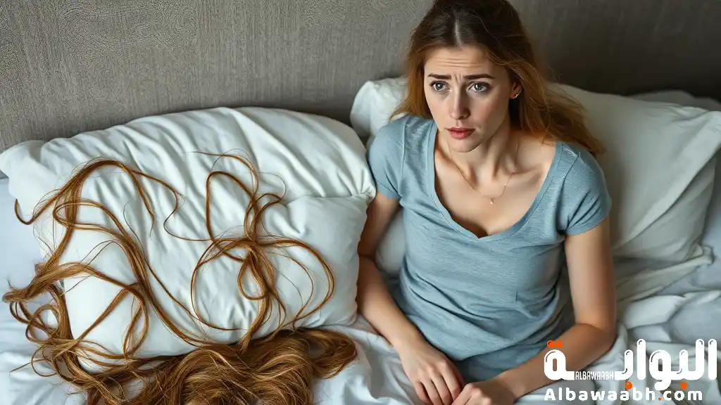 حلم تساقط الشعر بالكامل