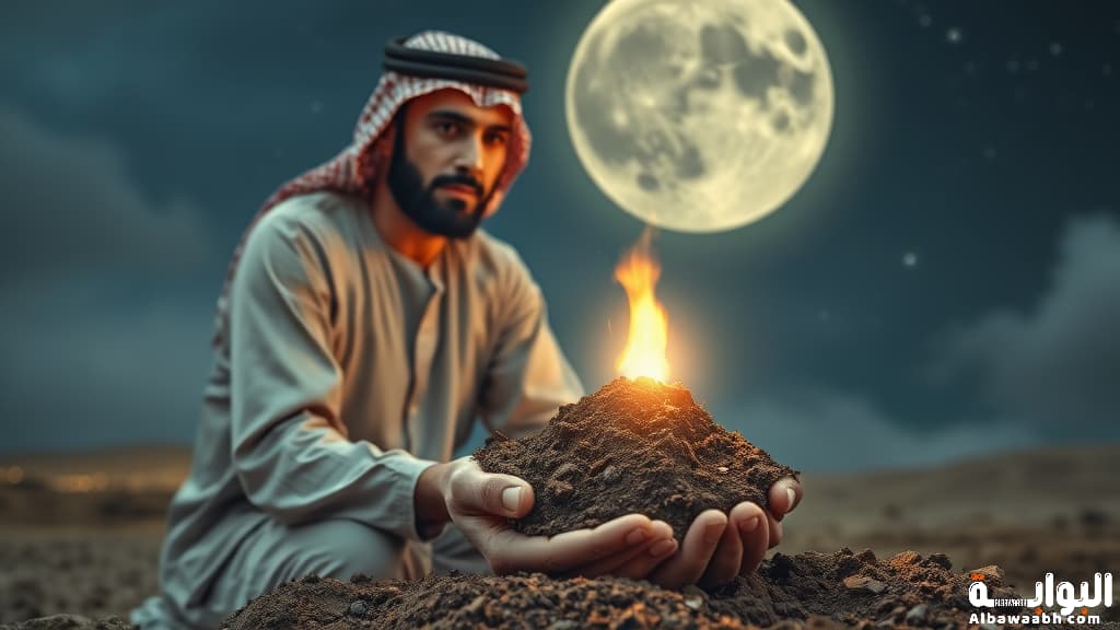 حلم أكل التراب