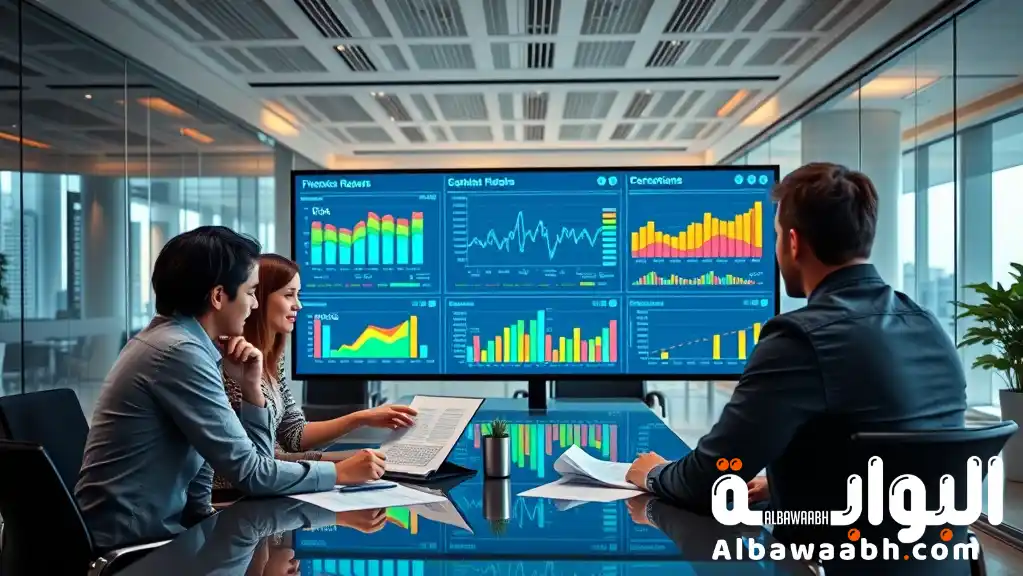 أقسام الإدارة المالية في الشركات