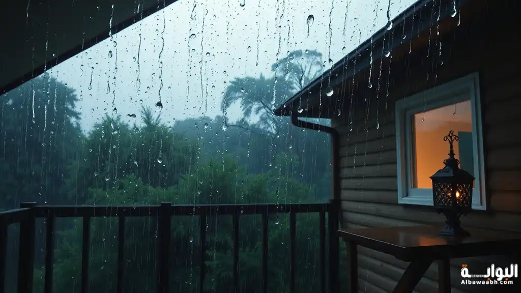 حلم رؤية المطر داخل البيت