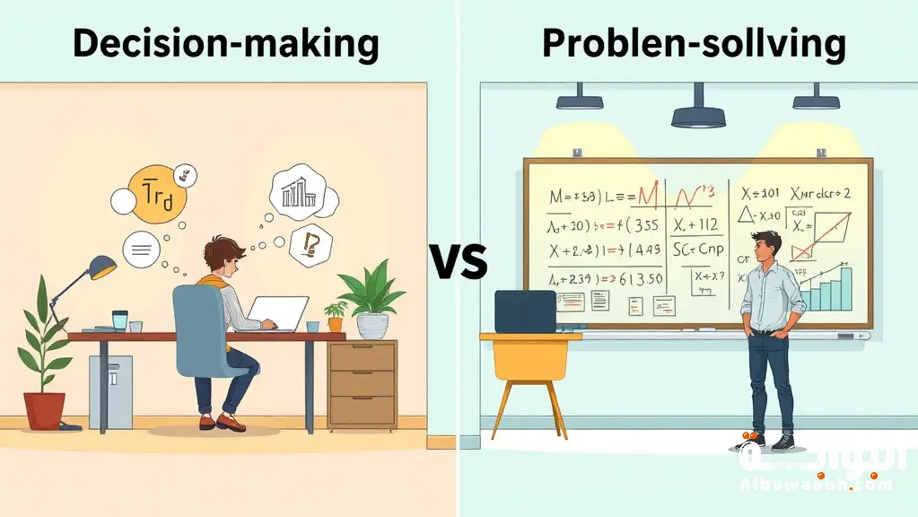 الفرق بين صنع القرار واتخاذ القرار