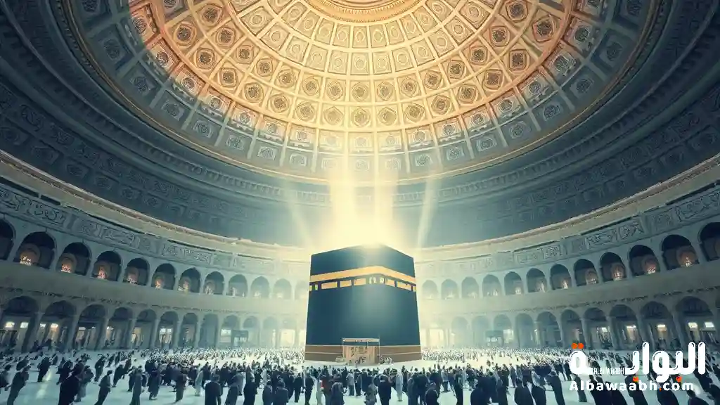 حلم بكسوة الكعبة بلون غريب