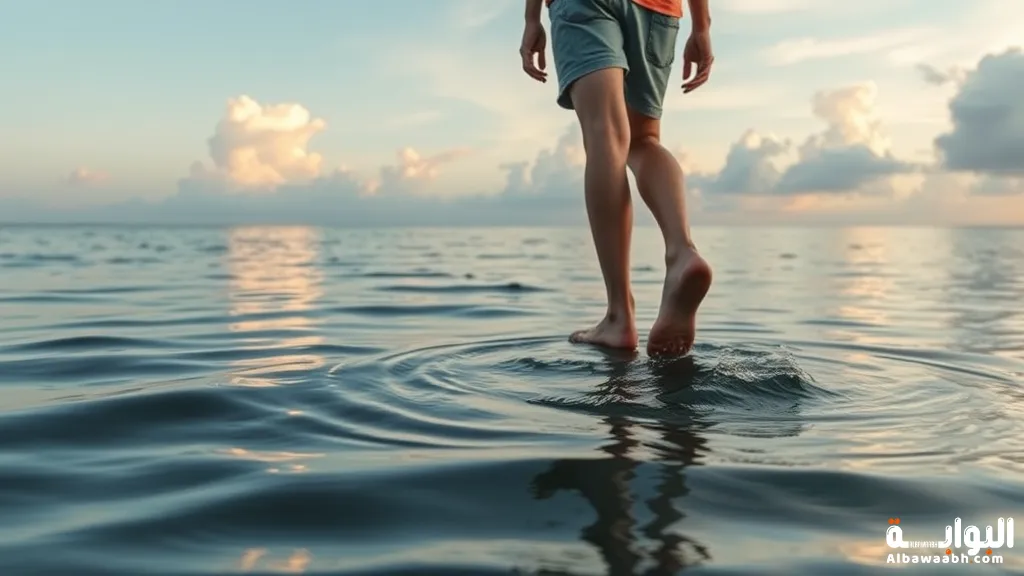 حلم المشي على الماء