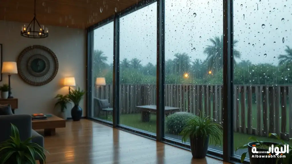 حلم رؤية المطر داخل البيت
