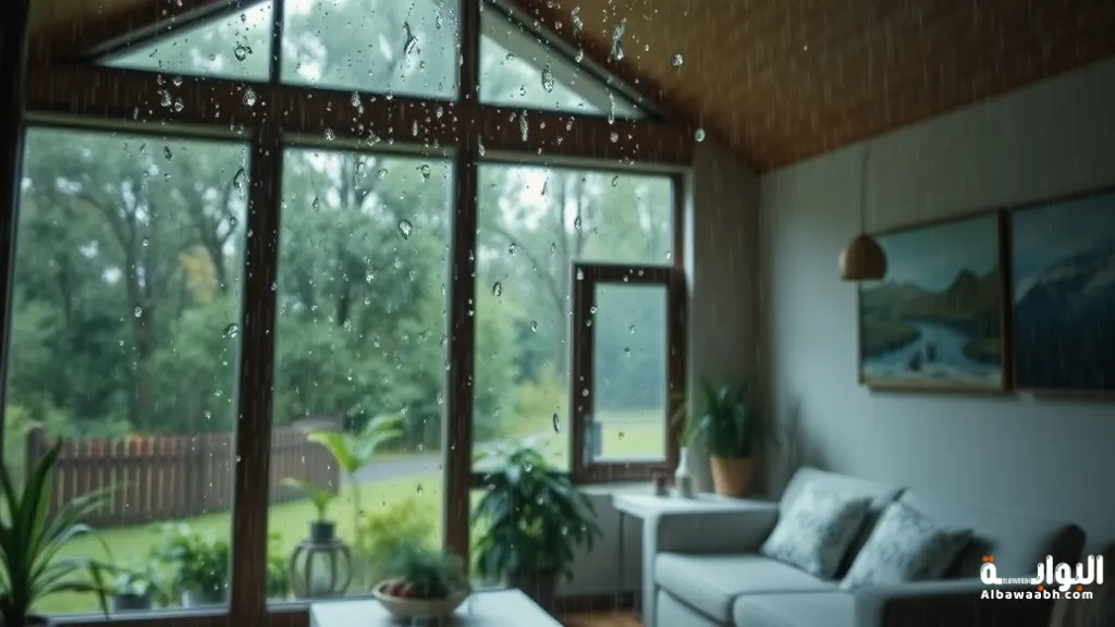 حلم رؤية المطر داخل البيت