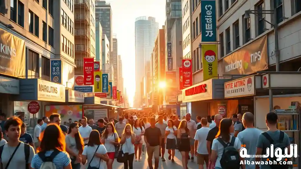 التسويق والترويج والدعاية والاعلان