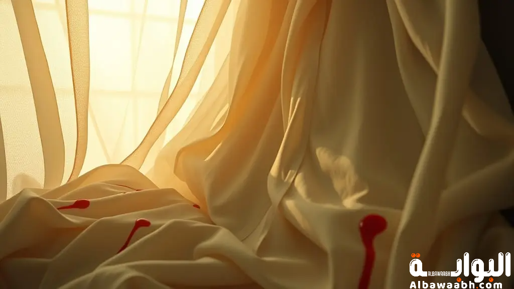 حلم رؤية الدماء على الملابس
