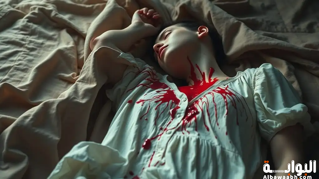 حلم رؤية الدماء على الملابس