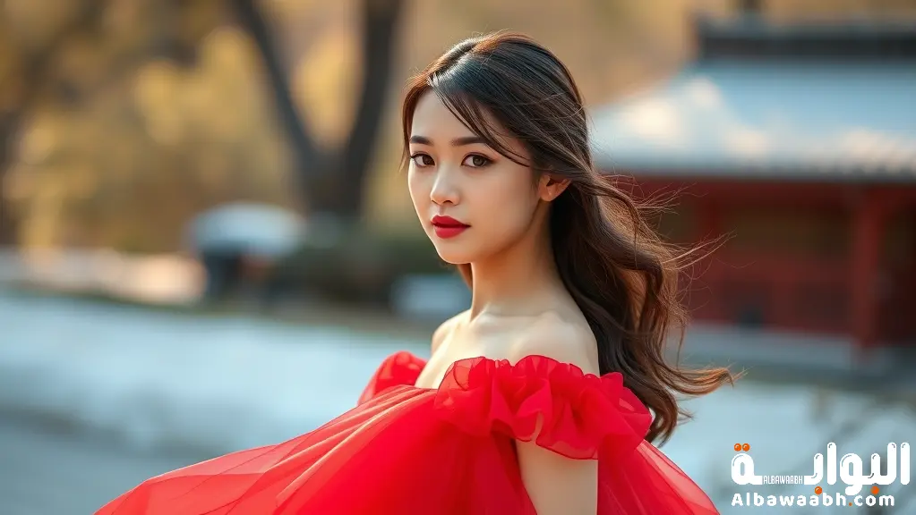 حلم لبس الفستان الأحمر