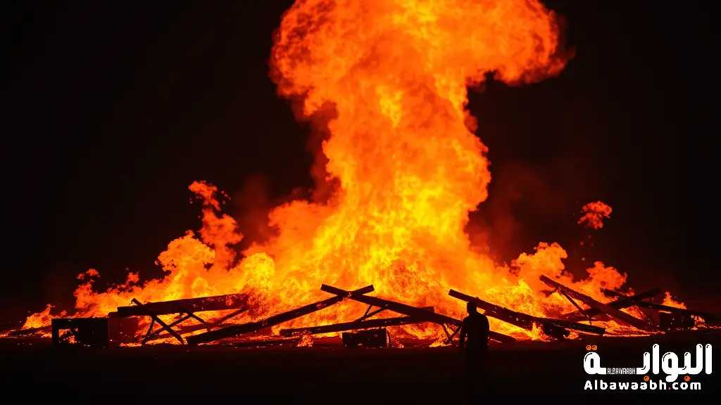 حلم رؤية الحريق