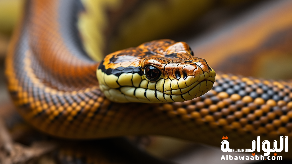 حلم ثعبان يلتف حول الجسم