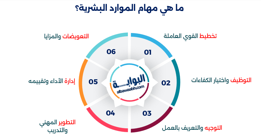 أقسام إدارة الموارد البشرية