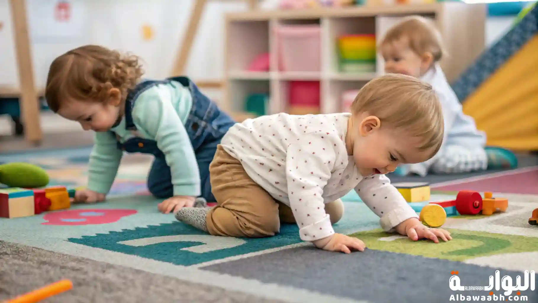 أنواع الحبو عند الأطفال