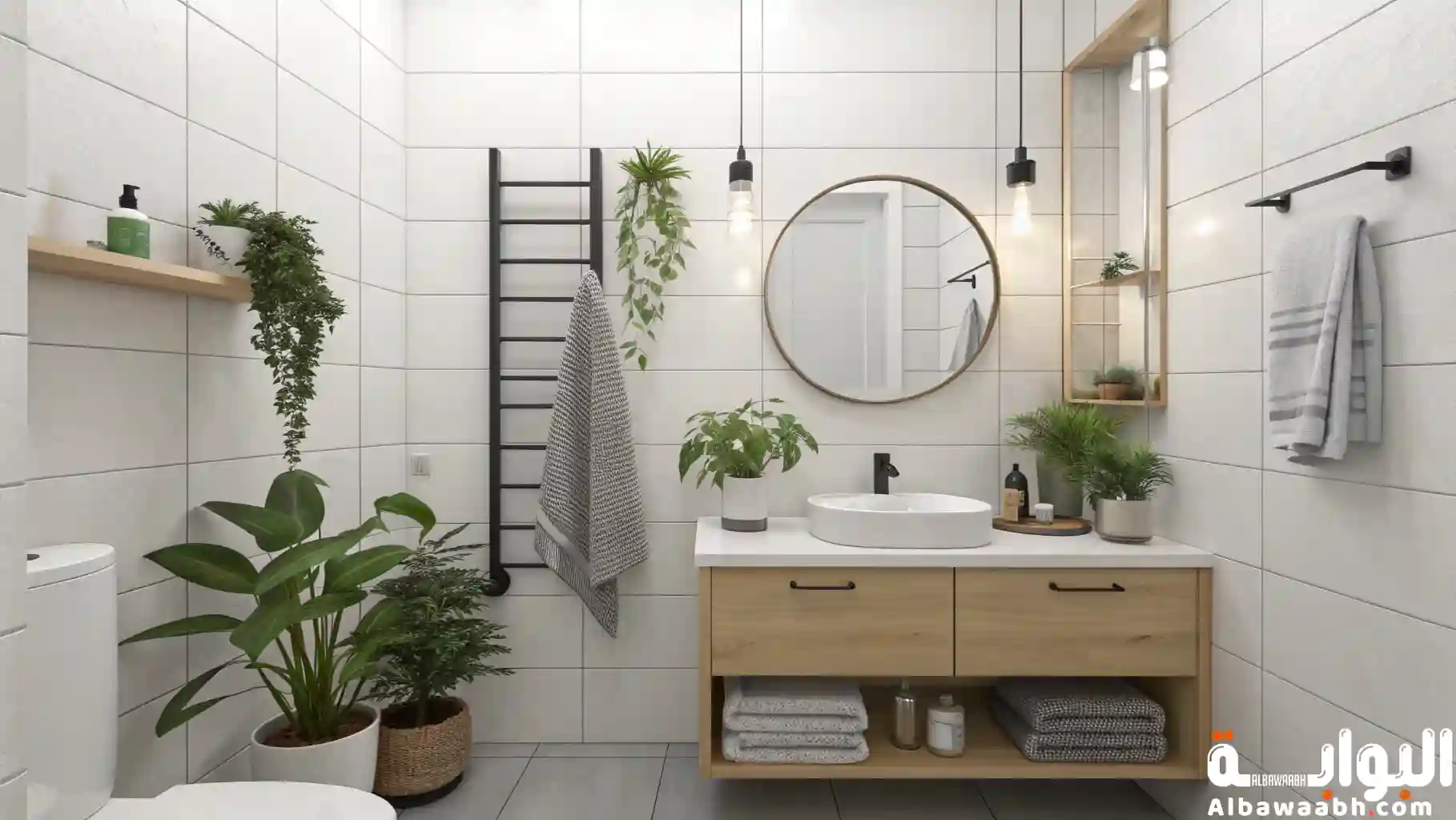 أفكار ديكور بسيطة للحمام