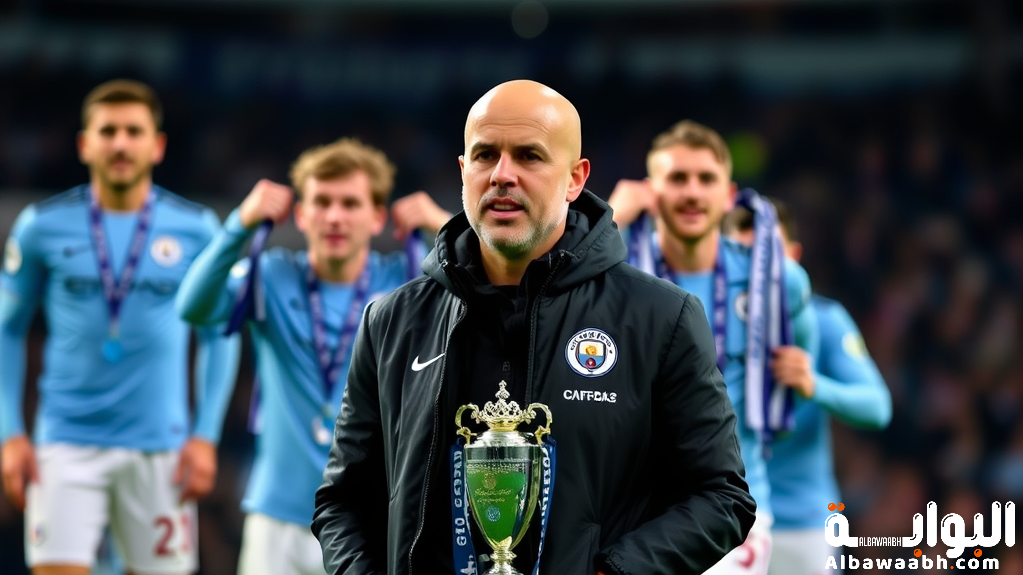 بطولات بيب جوارديولا مع مانشستر سيتي