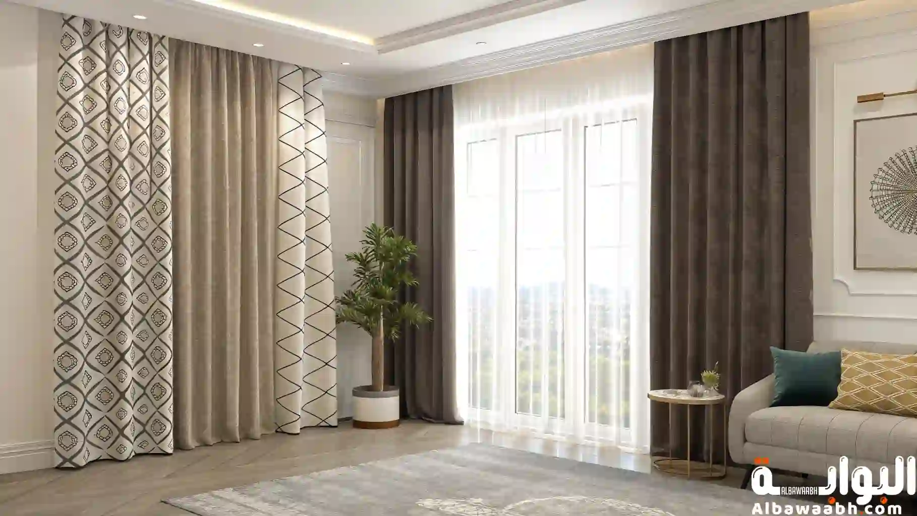 أفكار ستائر عصرية