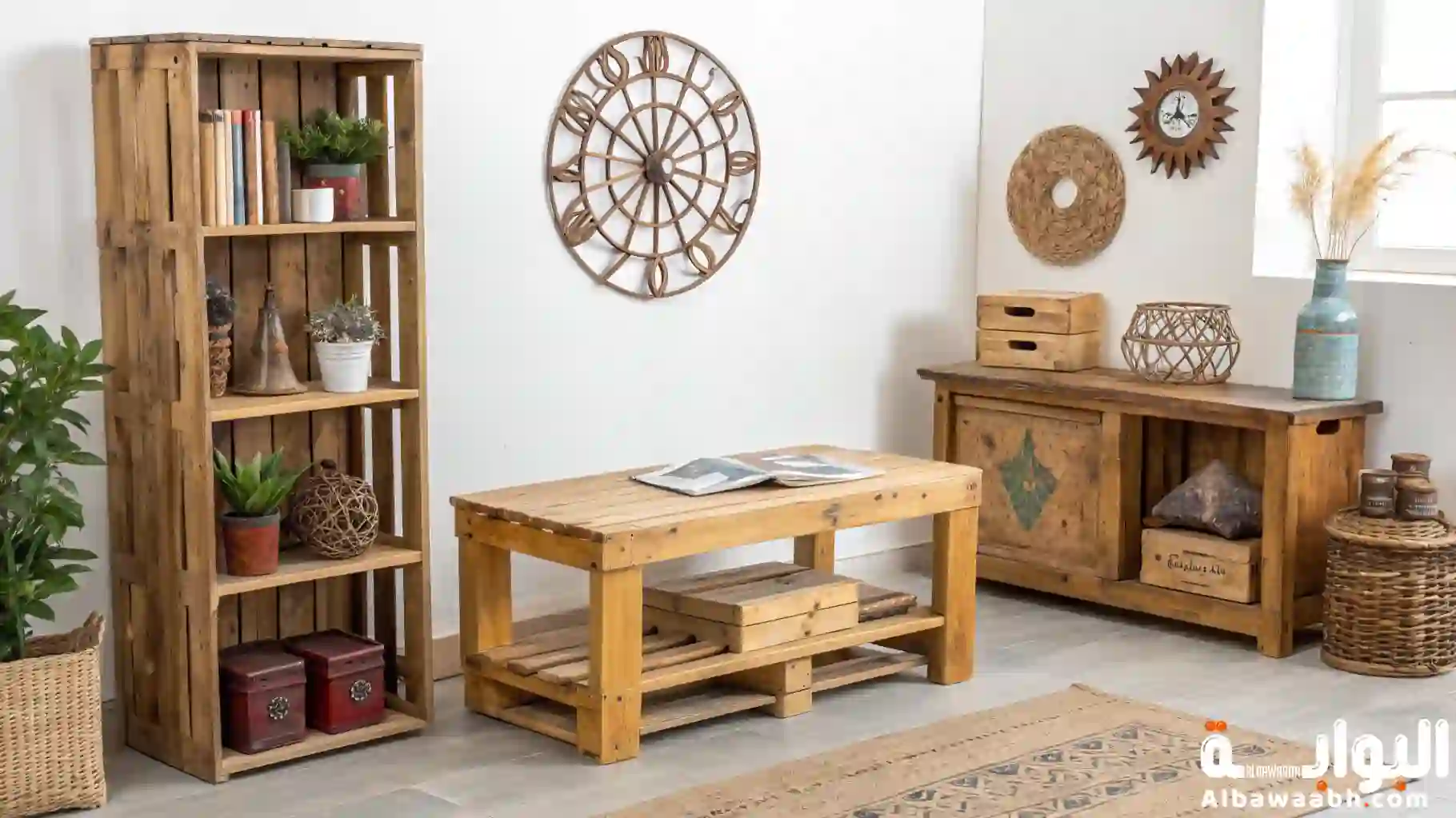 أفكار إعادة تدوير الخشب