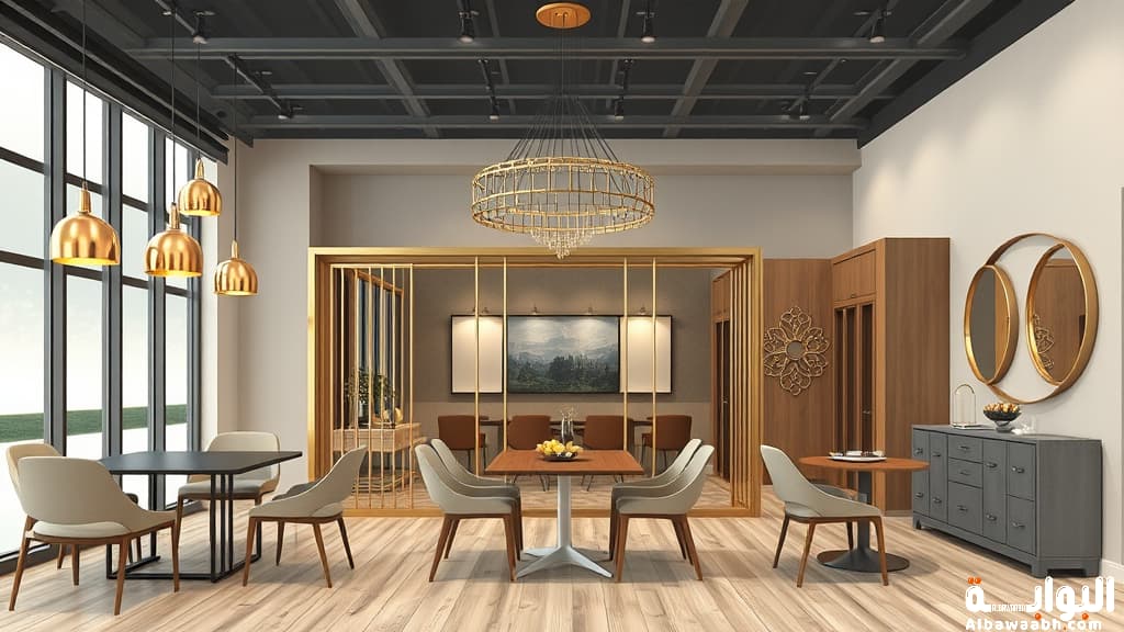 ديكور داخلي باستخدام المعادن