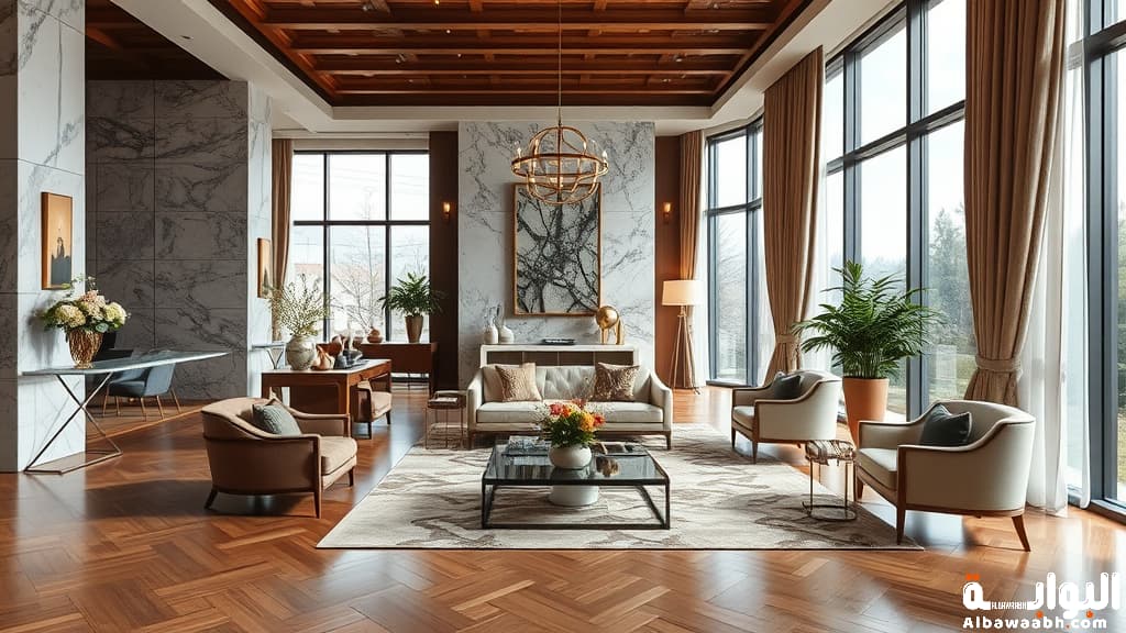 ديكور داخلي باستخدام المعادن