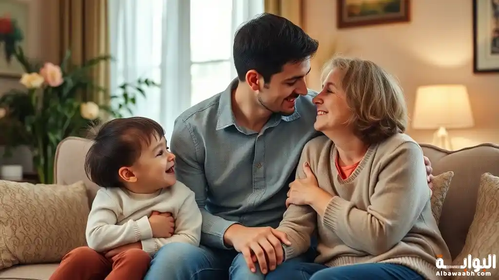 التعبير عن الحب في الأسرة