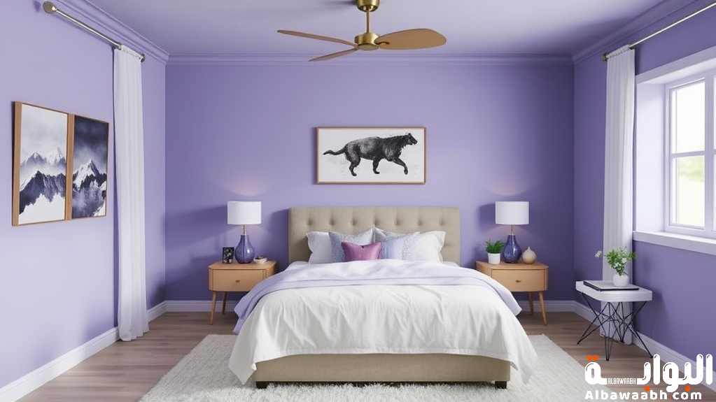 أفكار لتنسيق ألوان غرفة النوم