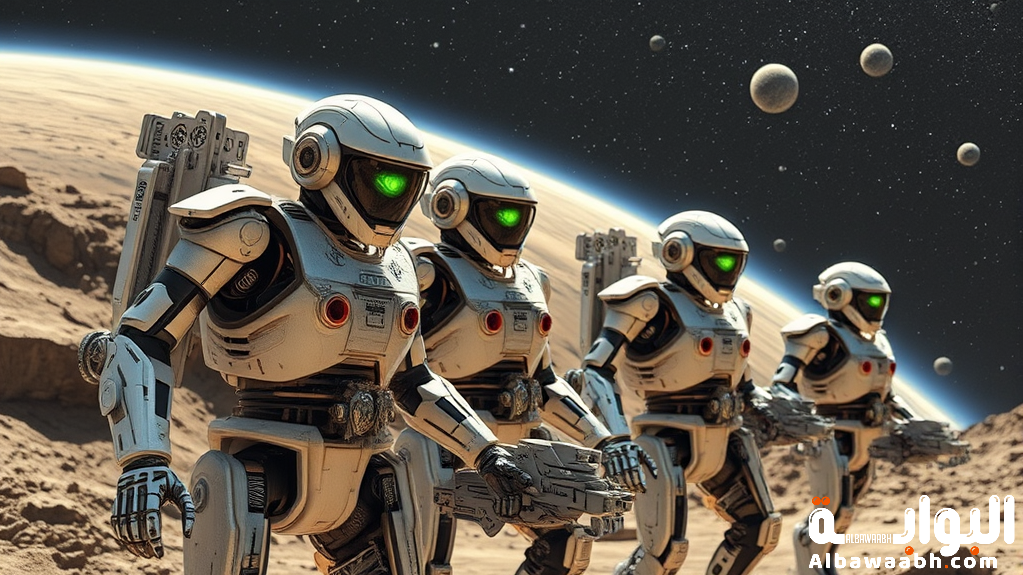 الروبوتات الفضائية