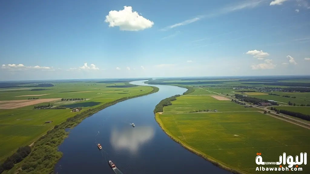 نهر الفولغا روسيا 