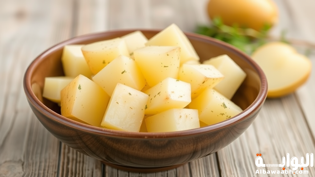 السعرات الحرارية في البطاطس المسلوقة