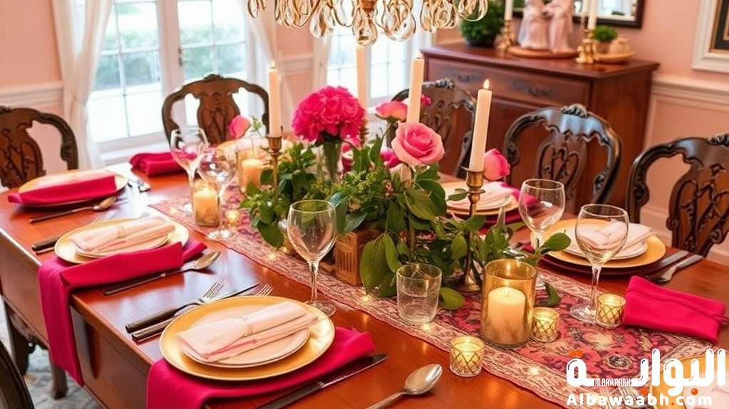 أفكار لتزيين السفرة في العزومات