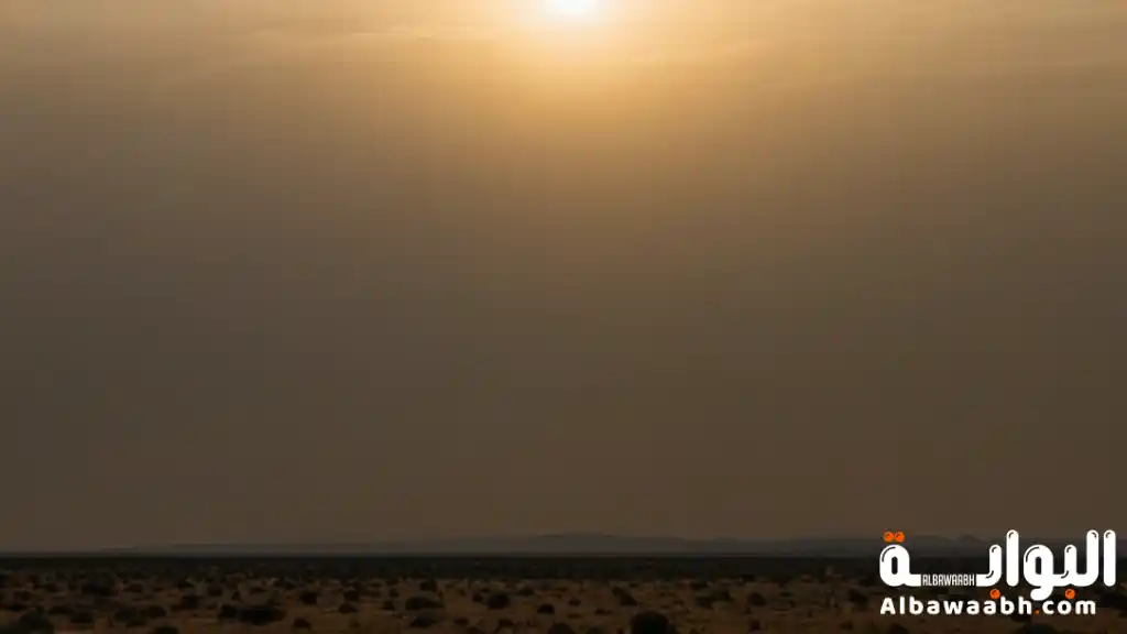 حلم الغبار الكثيف يغطي السماء