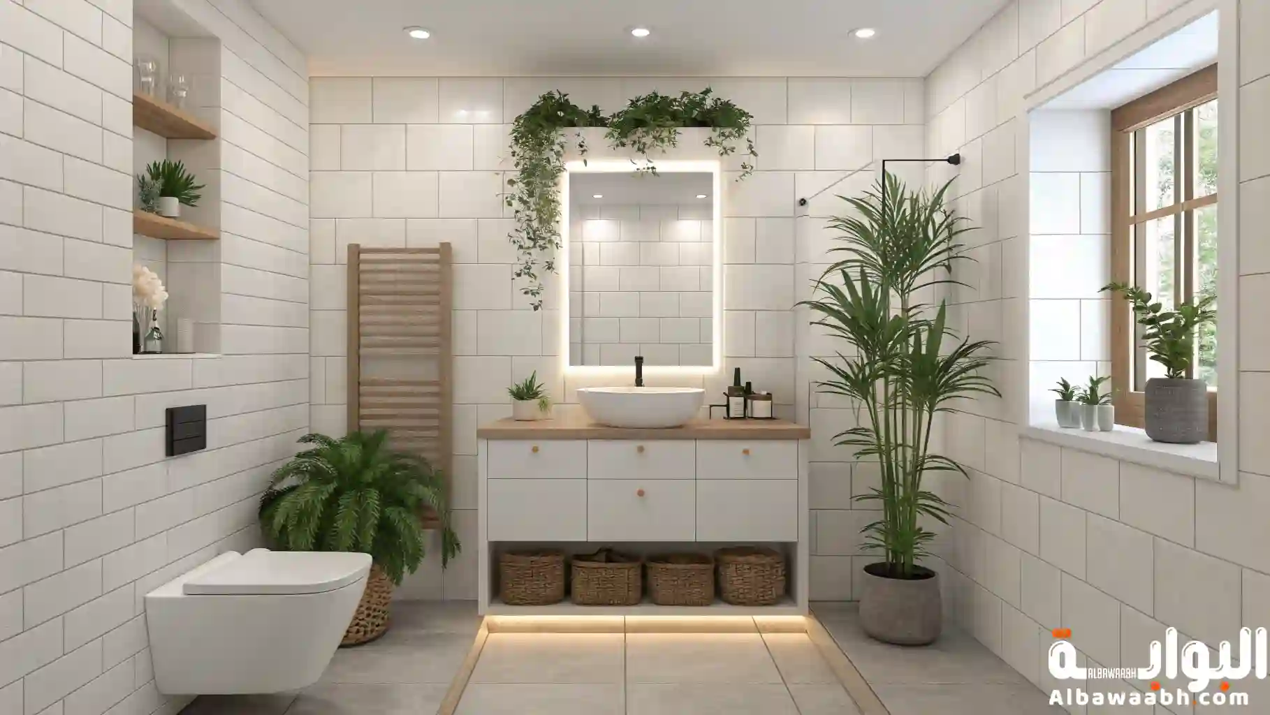 أفكار ديكور بسيطة للحمام