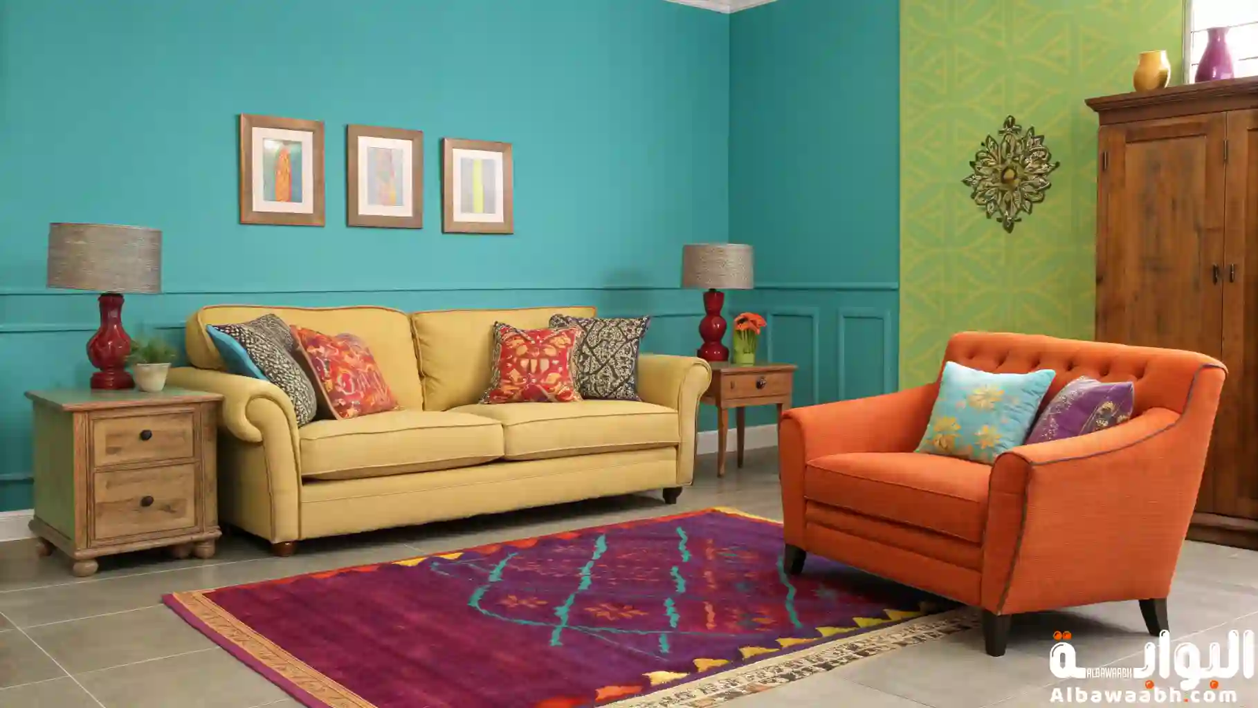 أفكار لاختيار ألوان غرفة المعيشة