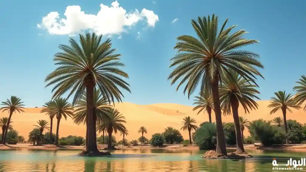الواحات الصحراوية ومصادر المياه