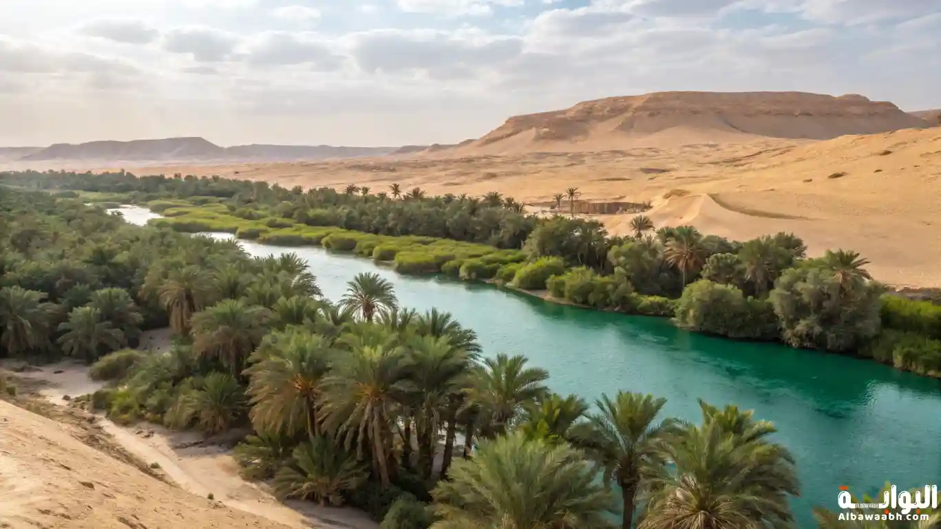 الواحات في شرق السعودية