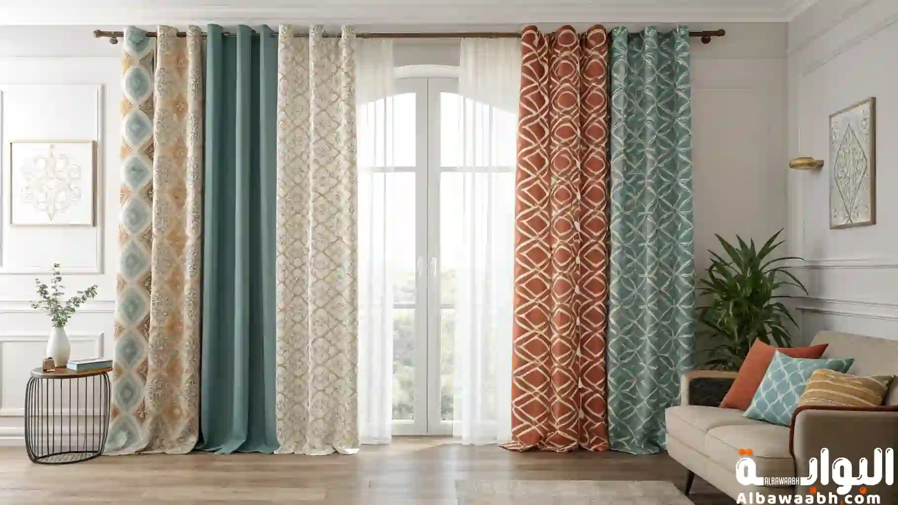 أفكار ستائر عصرية 