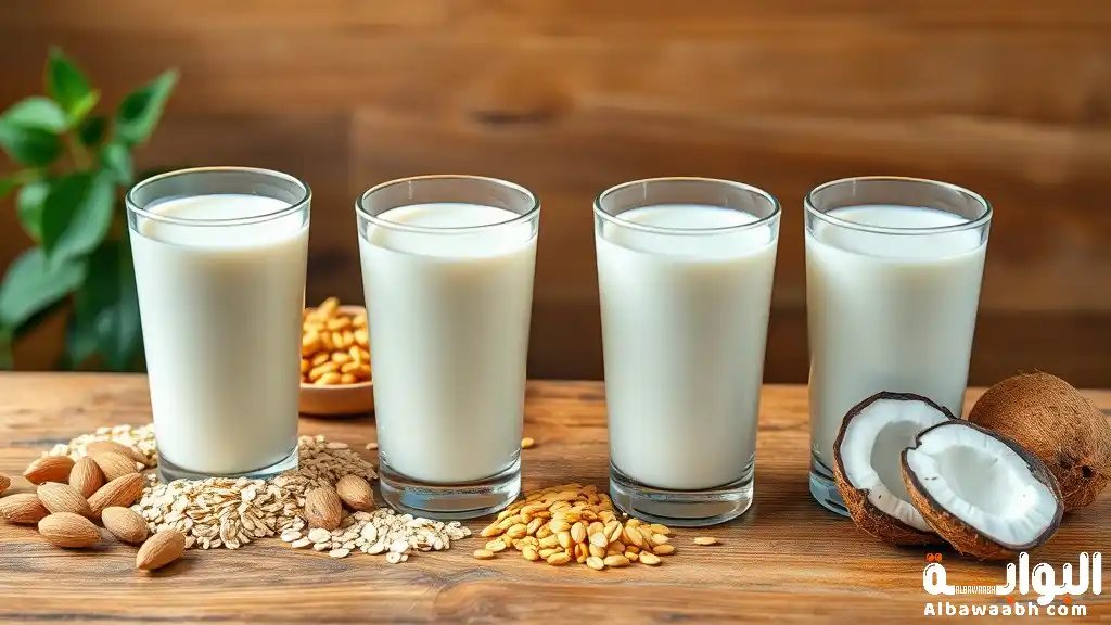 بدائل الحليب النباتية